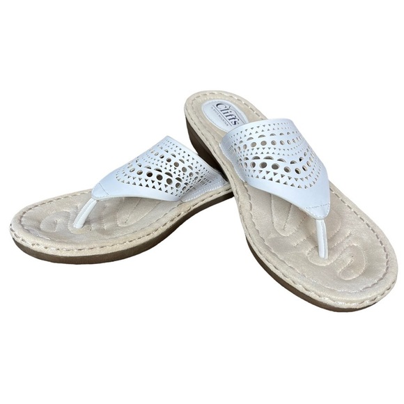 Cliff's Laser Cut Sandals - Picture 1 of 11